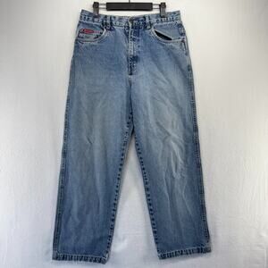 Vintage Reverb Jeans men's 30x29 Blue Baggy Faded Skater Distressed Grunge Y2k